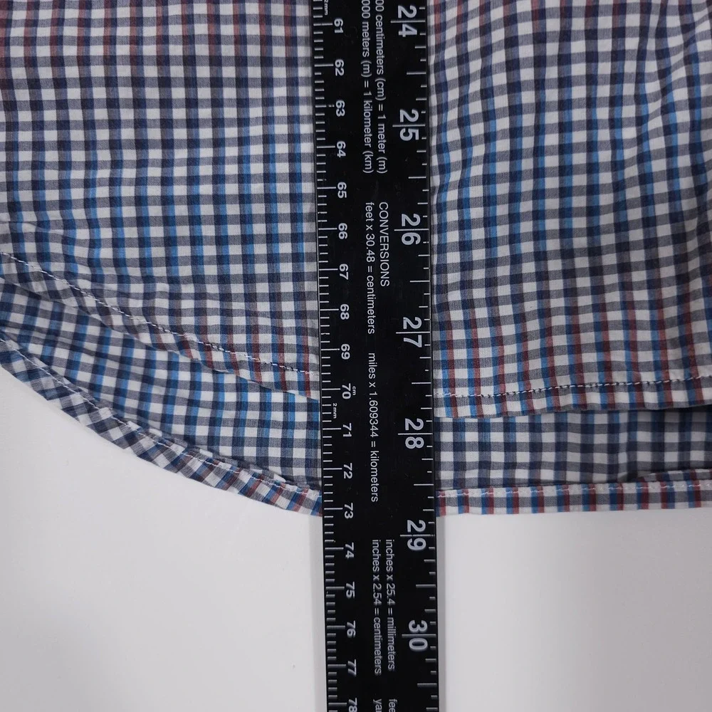 Vintage Tommy Bahama Shirt Mens L Multi Gingham Check Long Sleeve Coastal Casual - Picture 6 of 8